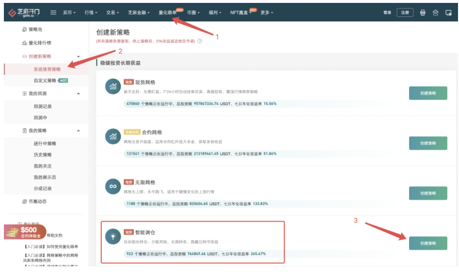Gate.io量化信号者训练营(2)：量化不止网格交易，体验智能调仓，10,000美元等你拿